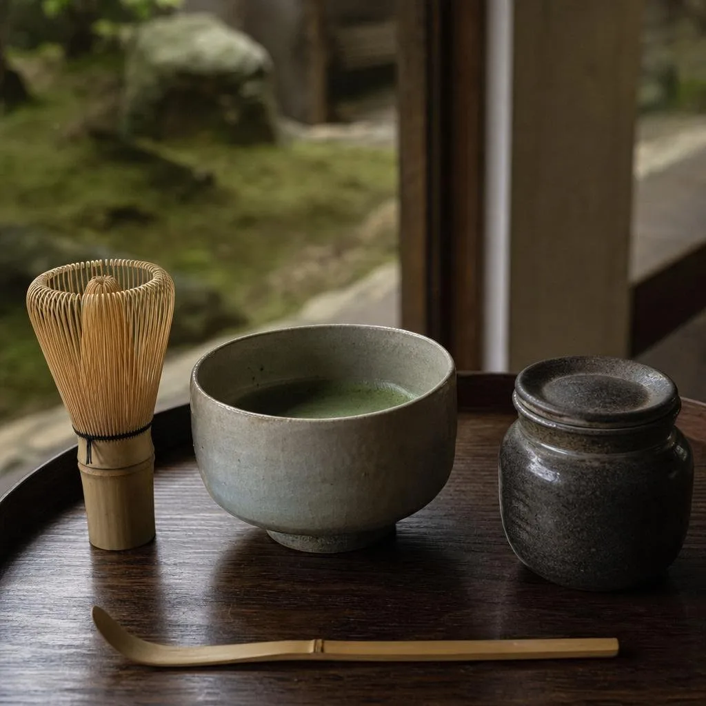 Close-up of the Ceremonial Grade Matcha